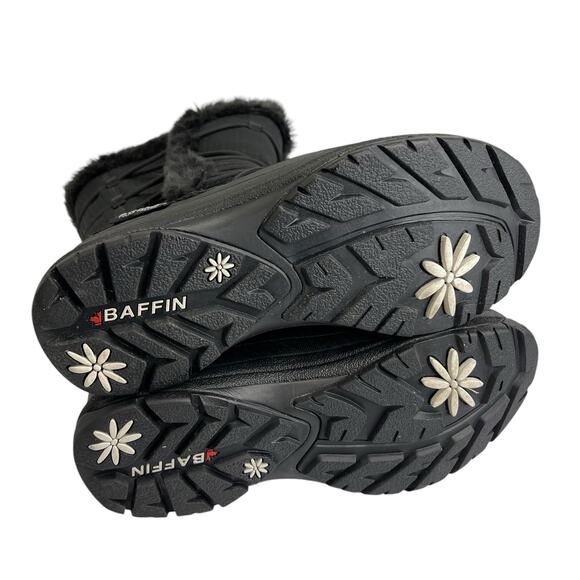Baffin Ella Womens Boot Mid Height Size 6 Black - Picture 5 of 9